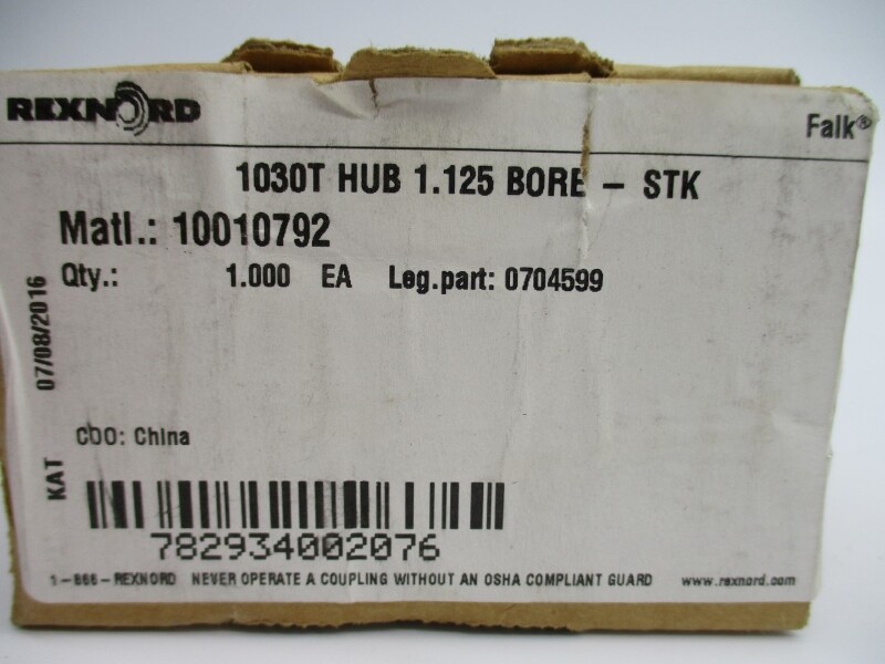 REXNORD 0704599 10010792 1030T 1.125″ NSMP