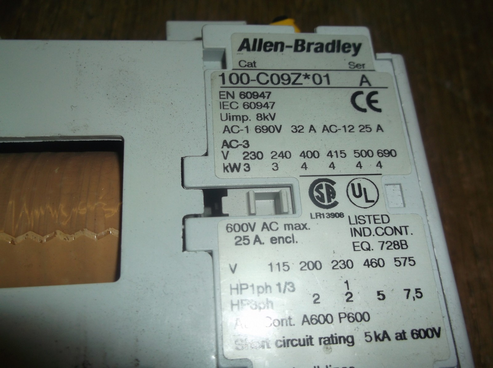 Allen Bradley 100-C09Z*01 Series A Contactor *FREE SHIPPING*