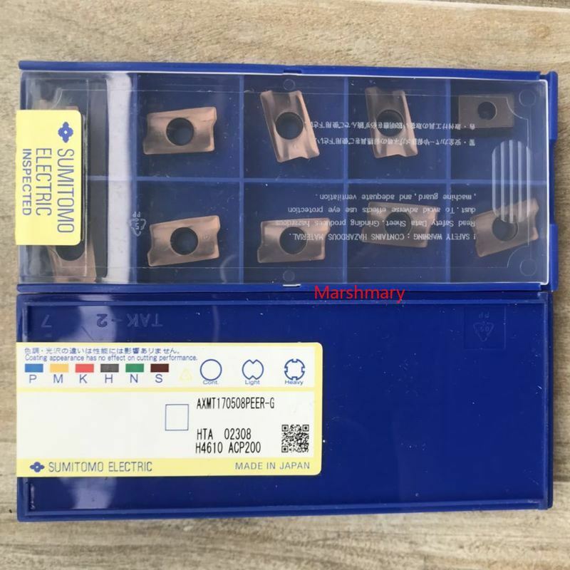 10PCS/ ONE Box New SUMITOMO AXMT170508PEER-G ACP200 Carbide Inserts