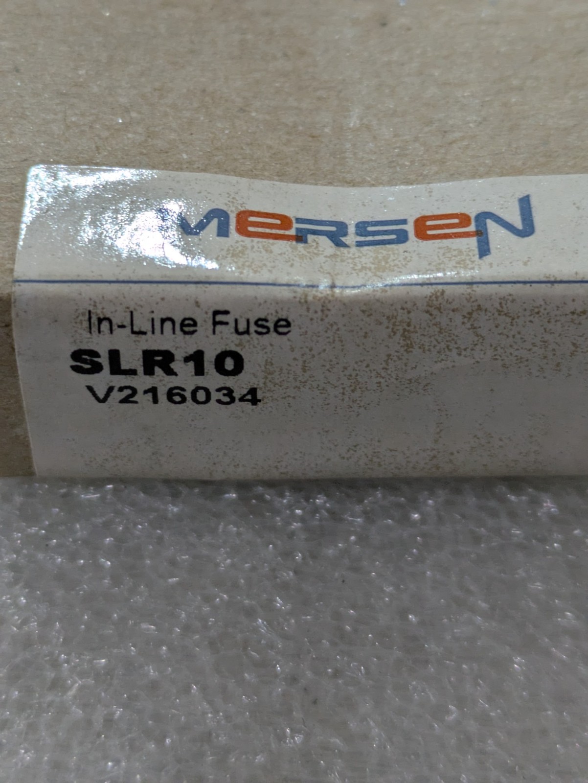 Mersen SLR10 In-Line Lighting Fuse 10A 300V Pack of 5 Industrial Electrical OEM