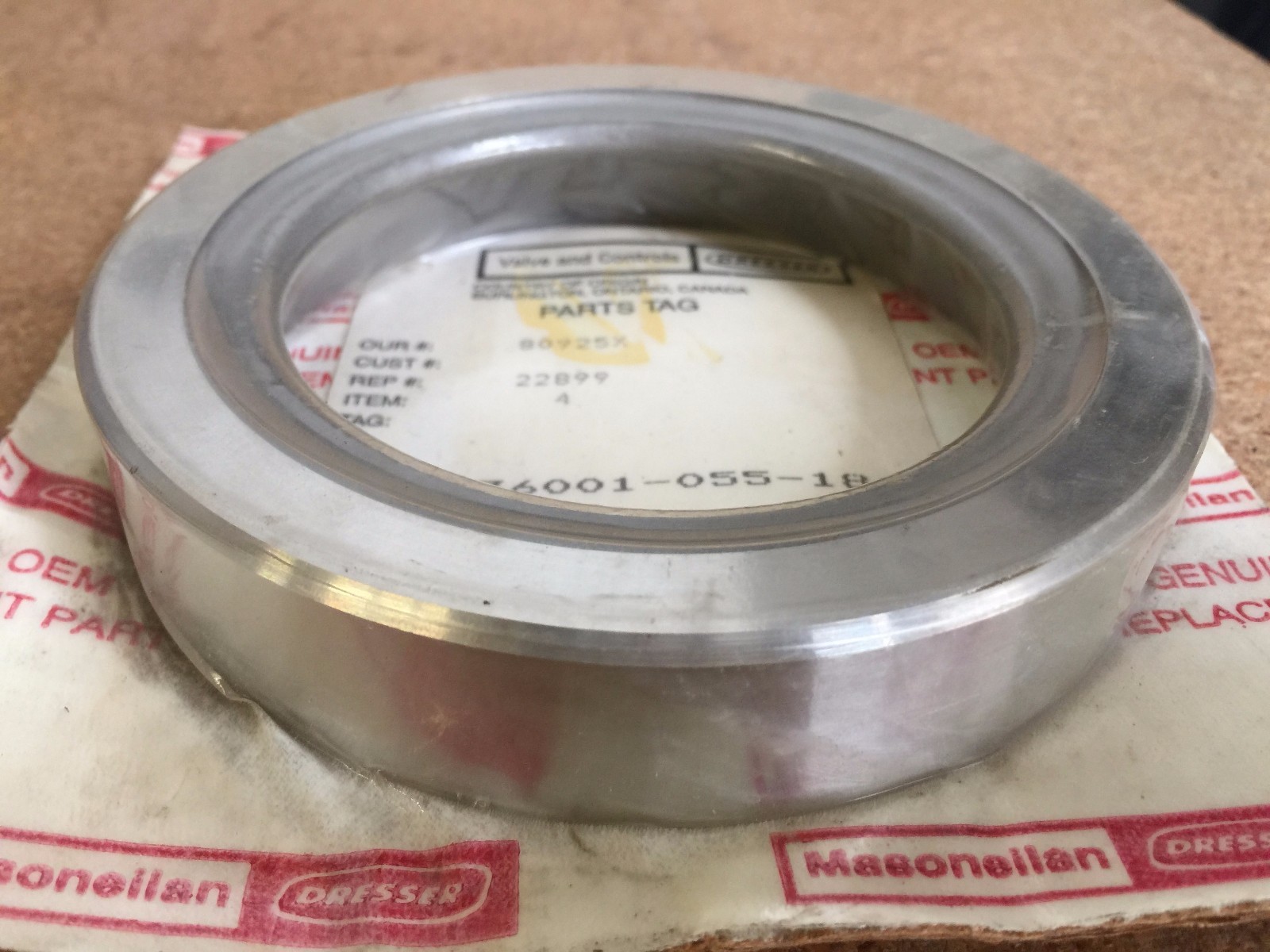 MASONELLAN DRESSER, 036001-055-186 RETAINER 4-13/16″ OD