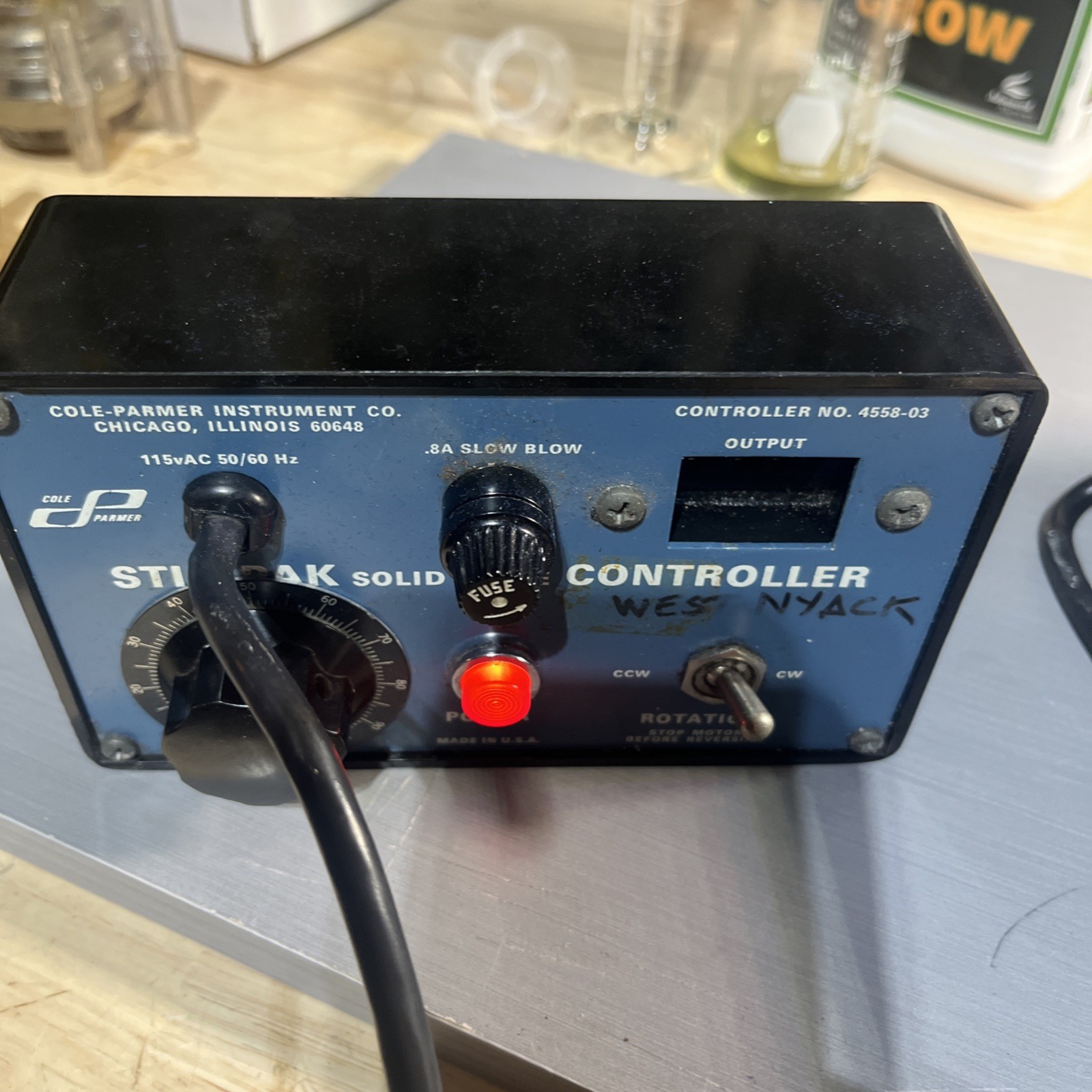 STIR-PAK SPEED CONTROLLER MODEL 4553-03