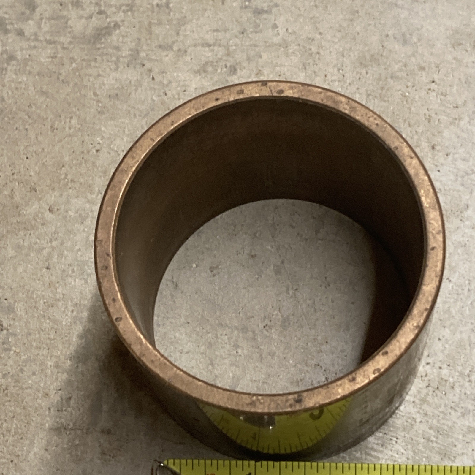 Oilite AA-3100 | Oil Impregnated Bronze Sleeve | 2-3/4 ID x 3-1/8 OD x 2-3/4 OAL