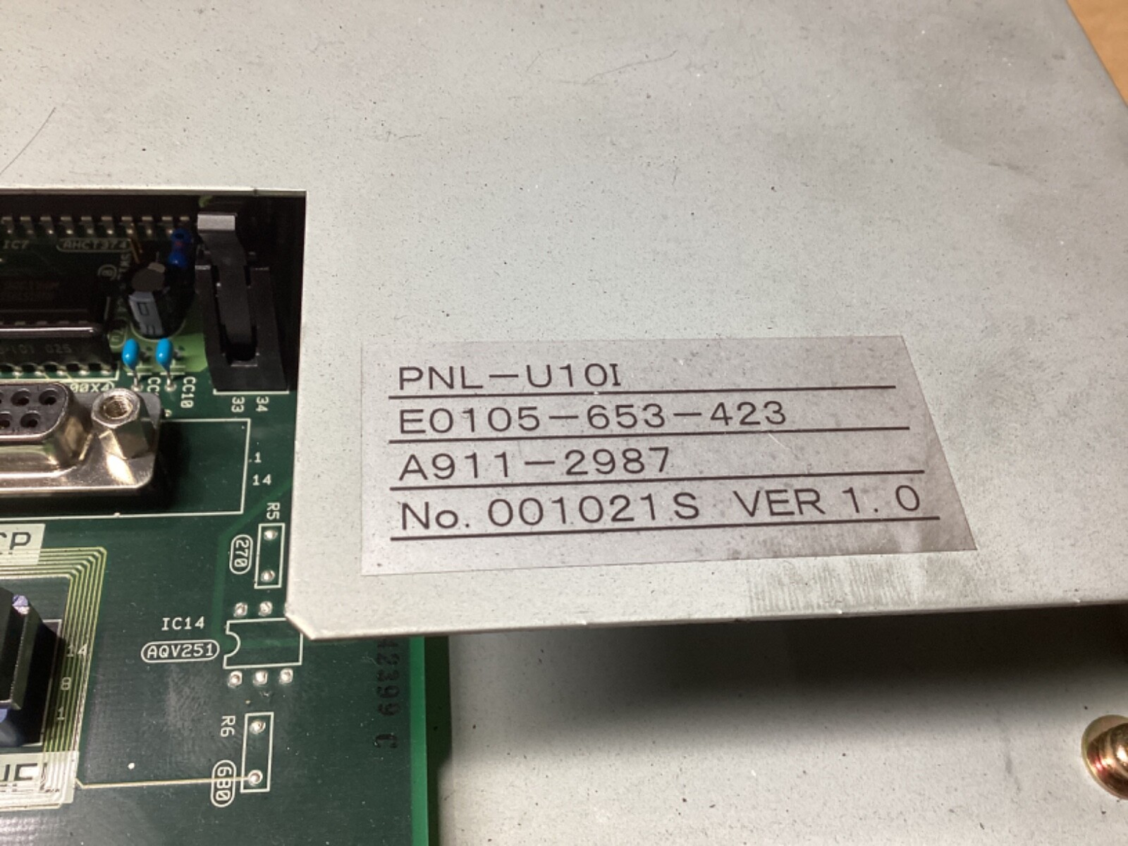 OKUMA OSP-U10L PNL-U10I E0105-653-423 #120G77PR7