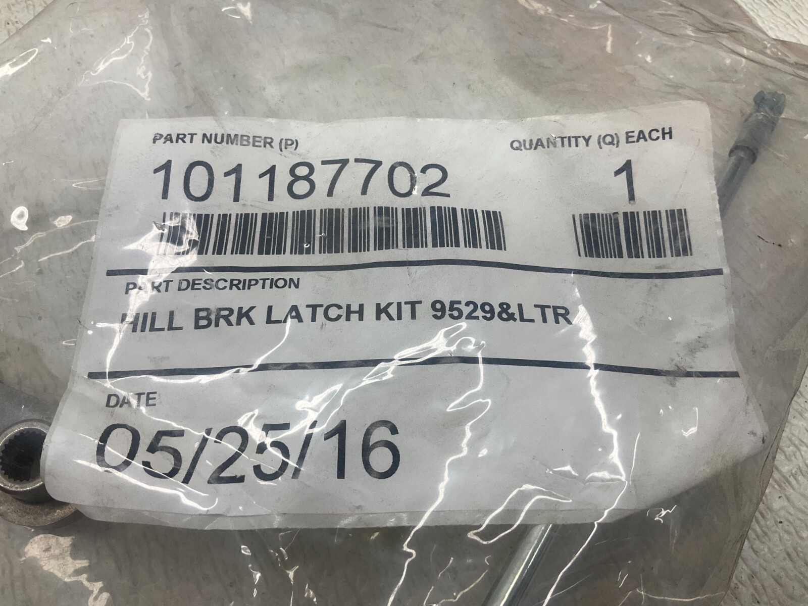 TE OEM 101187702 Hill Break Latch Kit 9529 & LTR New (TSC)