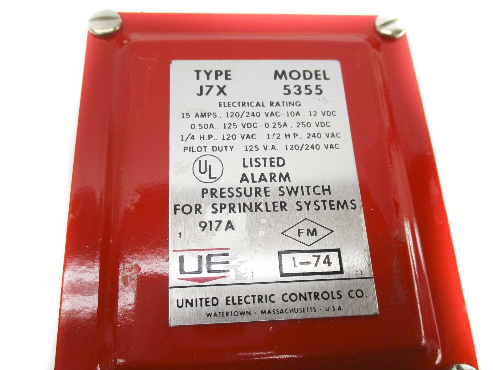 UNITED ELECTRIC J7X5355 NSNP