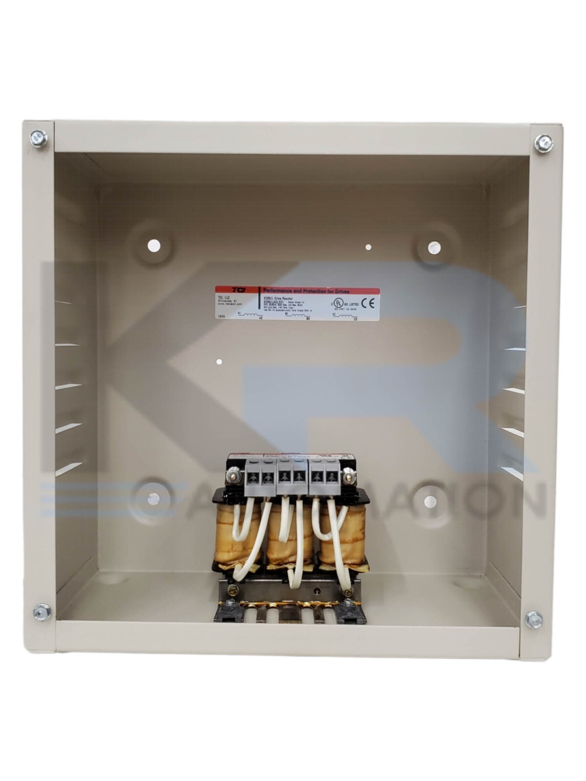 NEW TCI KDRULA5LE01 KDR Low Impedance Line Reactor 10HP 3Ph 14A 480V Type 1