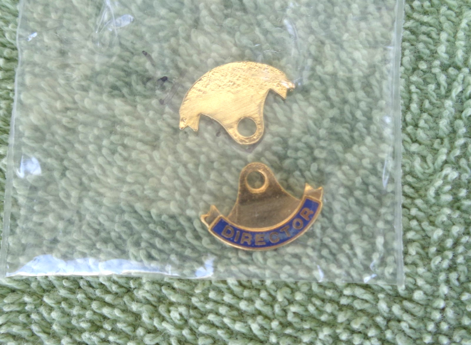 Large Lot Gold Tone & Blue Perfect Attendance Pendants from 1 – 38 yr + Director