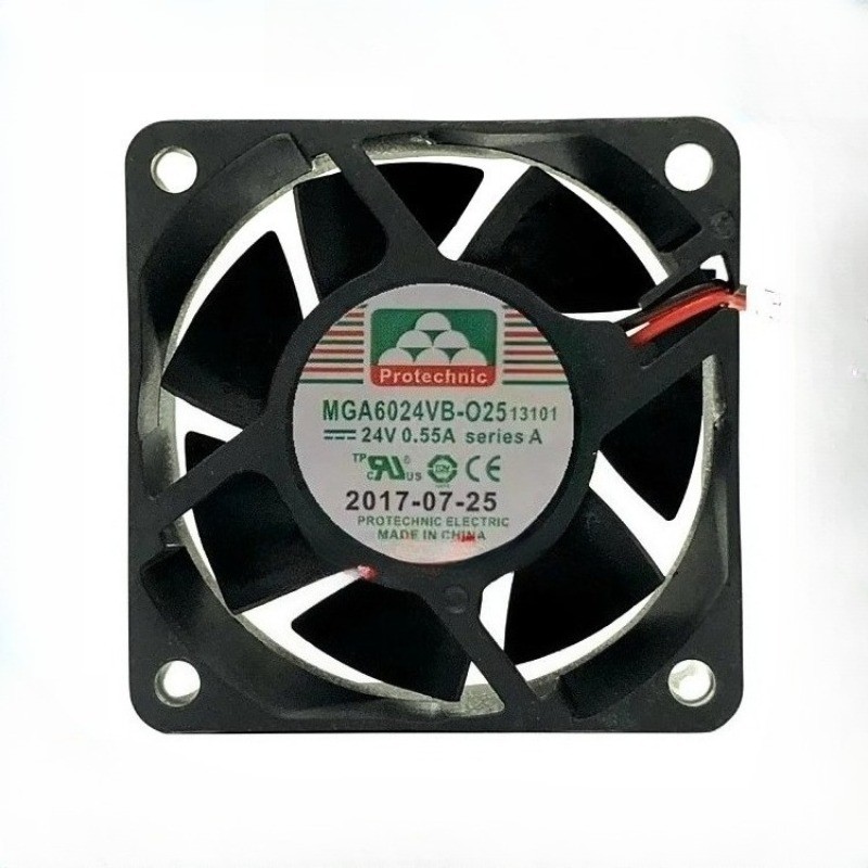 MAGIC MGA6024VB-O25 6025 DC24V 0.55A 2-Wire Cooling Fan