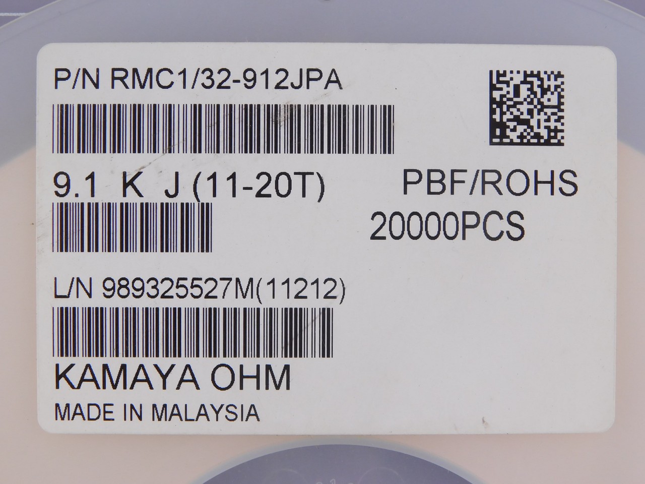 Lot of 18182 KAMAYA RMC1/32-912JPA BQ2