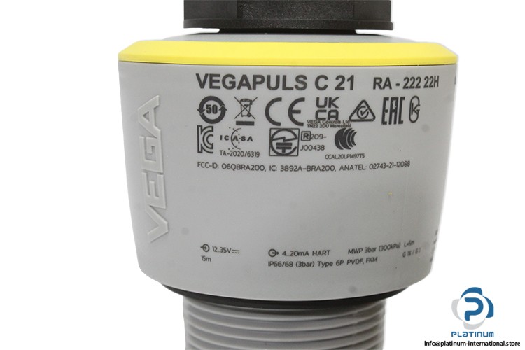 VEGA VEGAPULS C 21 WIRED RADAR SENSOR_VEGAPULS C 21_-1 … 3 bar