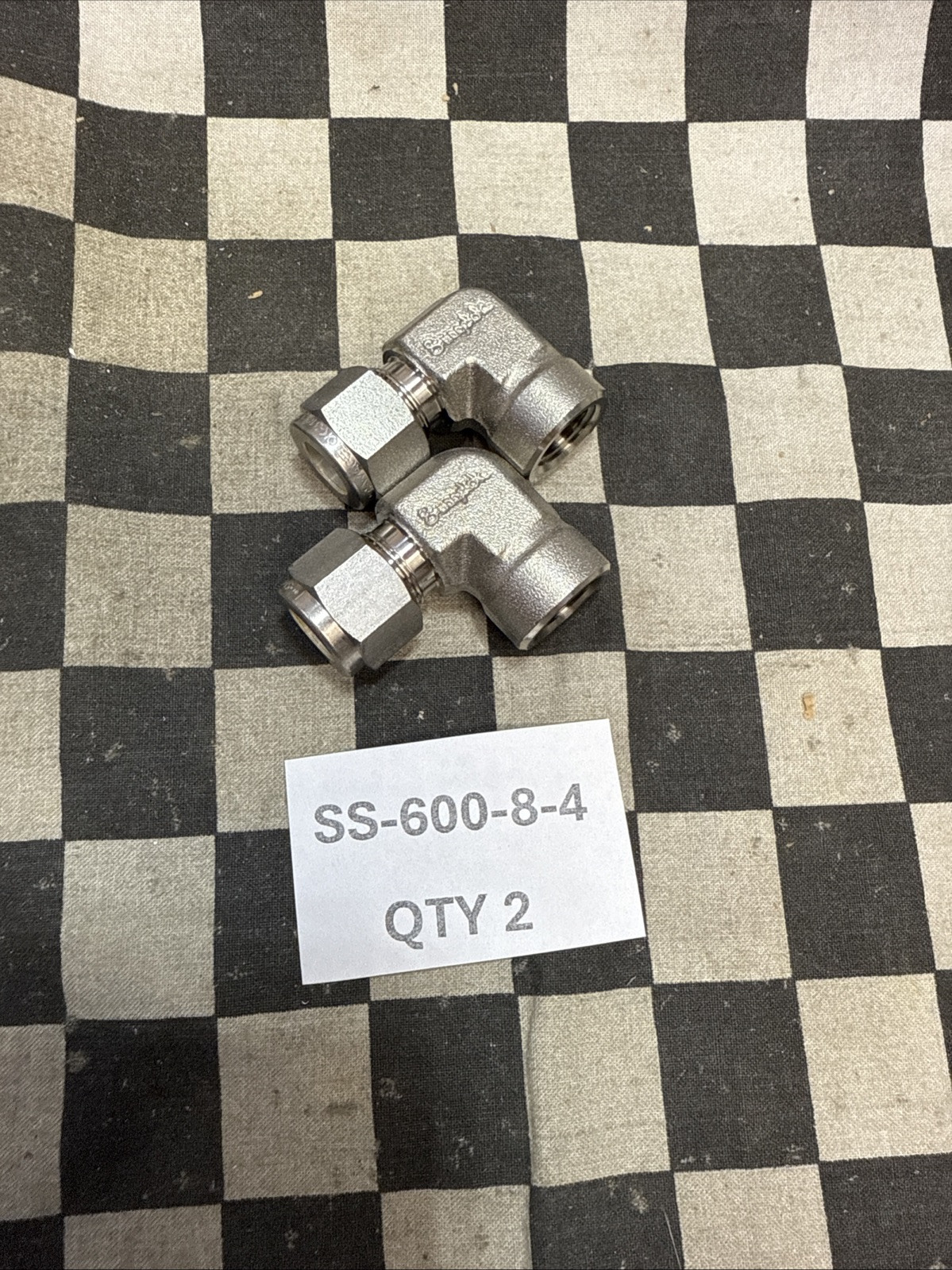 SWAGELOK SS-400-8-4, SS-600-8-4, Female Elbow, LOT OF 7 SHIPSAMEDAY