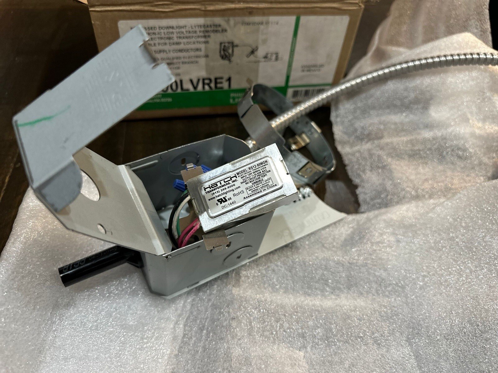 Lightolier 3 3/4″ Non-IC Frame-In Kit 2000LVRE1 NEW