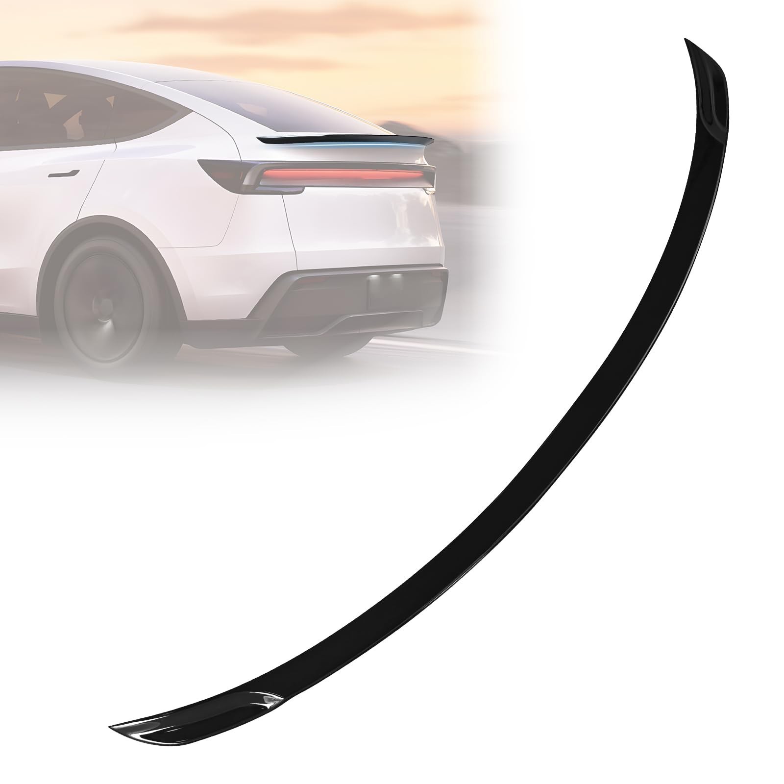 Rear Spoiler Wing Trunk Lip fit for Tesla Model Y Juniper 2025 2026,Exterior …