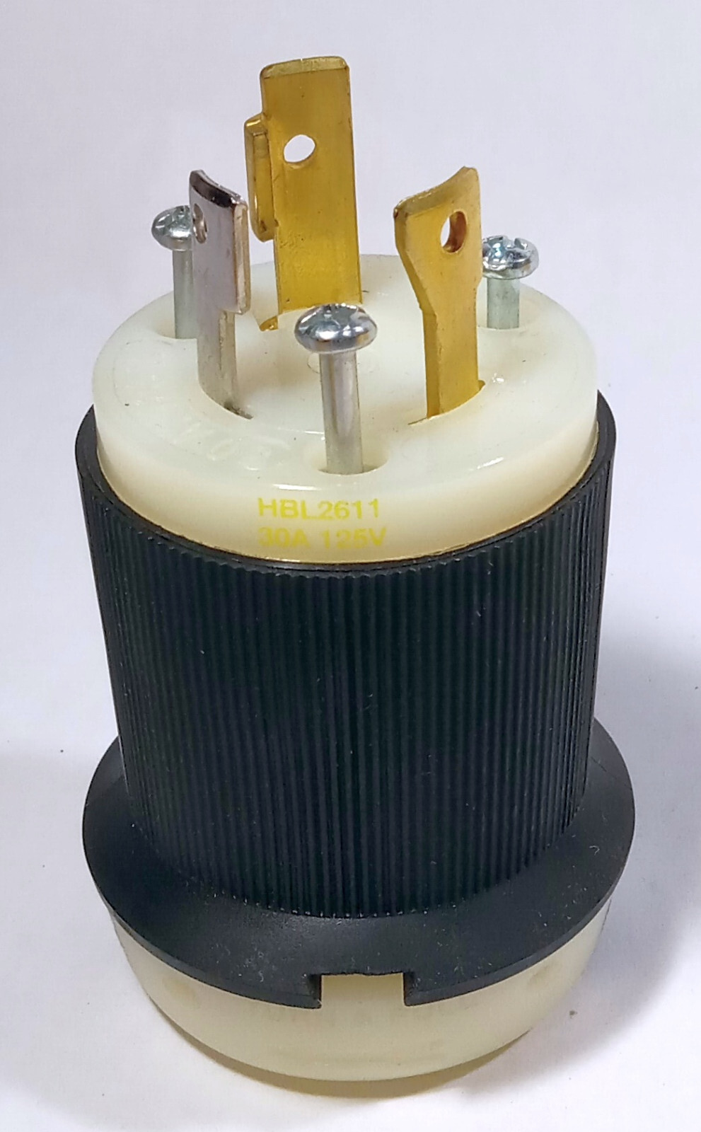 1 NEW HUBBELL HBL22611 30A 125V 2P3W TWIST LOCK PLUG NIB ***MAKE OFFER***