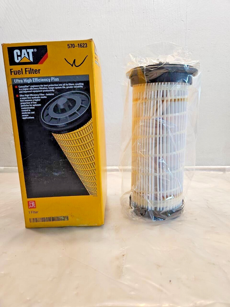 NEW CAT CATERPILLAR 570-1623 ULTRA HIGH EFFICIENCY PLUS FUEL FILTER OEM