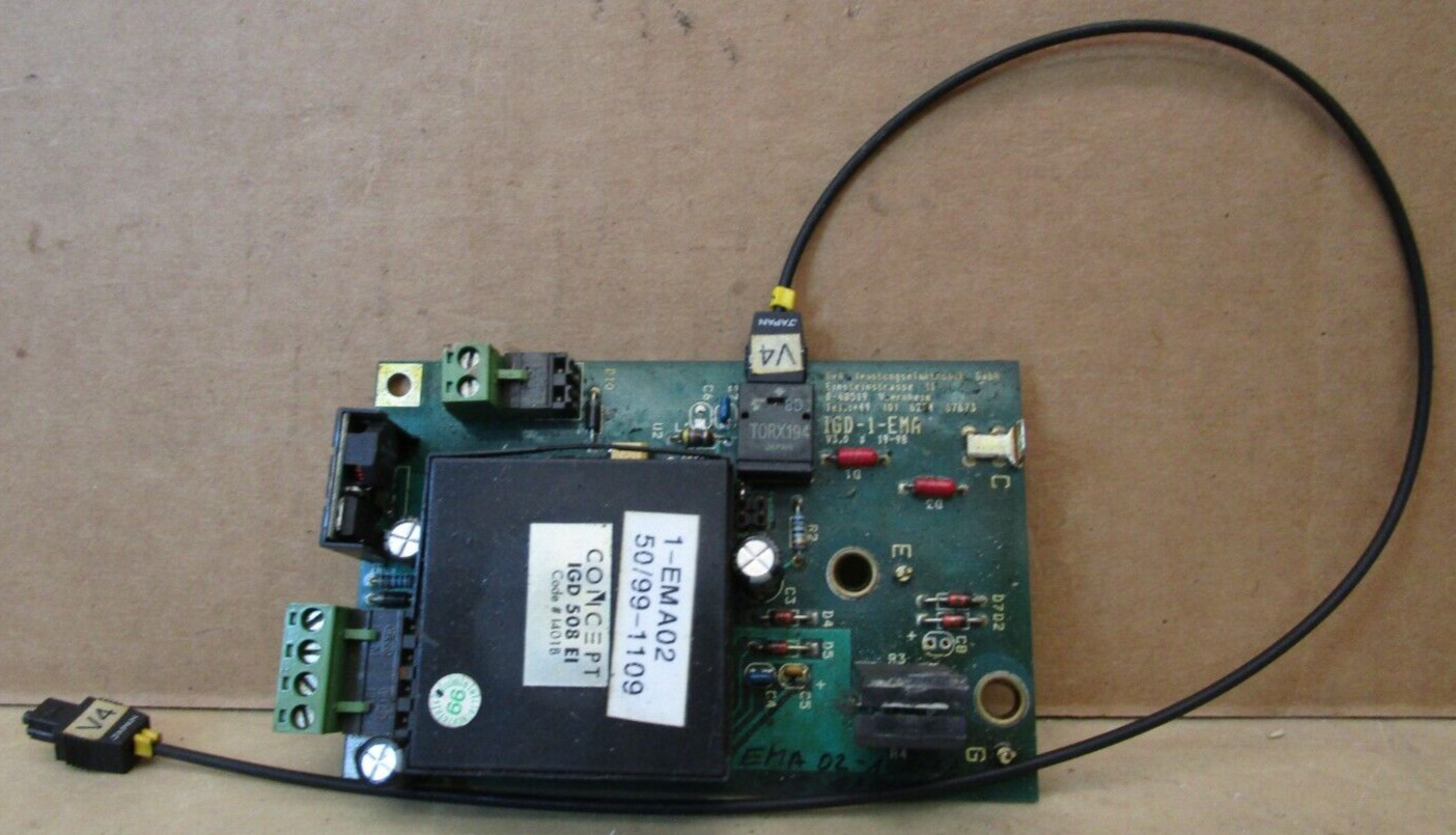 IGD-1-EMA D68519 Circuit Board w/ 1-EMA02 Concept IGD 508 EI 1480OMF