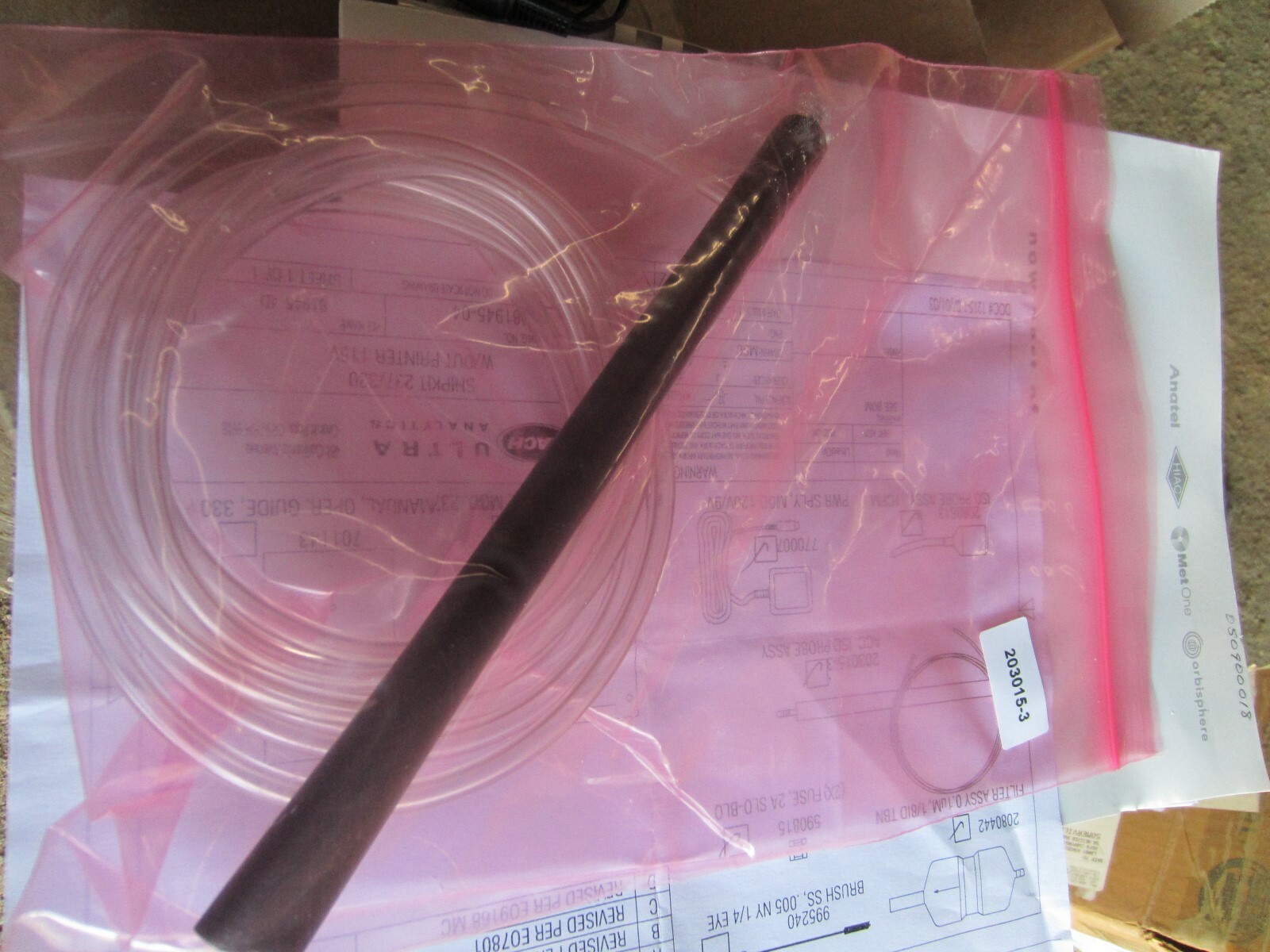 New Hach Ultra 203015-3 237A Isokinetic Probe for Met One 237H Portable Counter