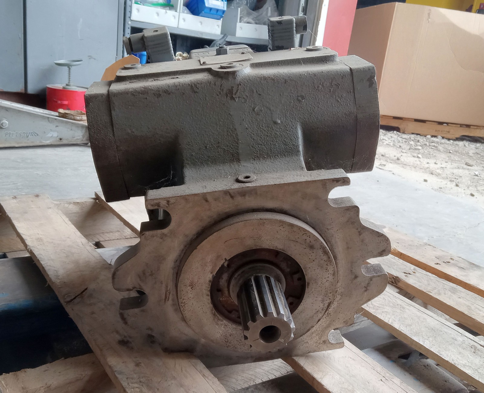 1 USED ETS AA4VG125EP2DT1/32RNSF52F011DH HYDRAULIC PUMP UNIT ***MAKE OFFER***