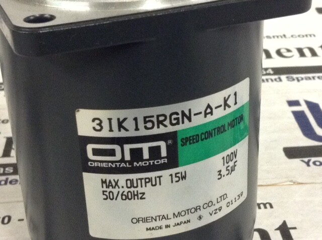 Oriental Motor Speed Control Motor – 3IK15RGN-A-K1 w/Warranty