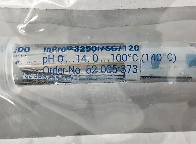 New Mettler Toledo InPro3250i/SG/120 pH Sensor 52005373