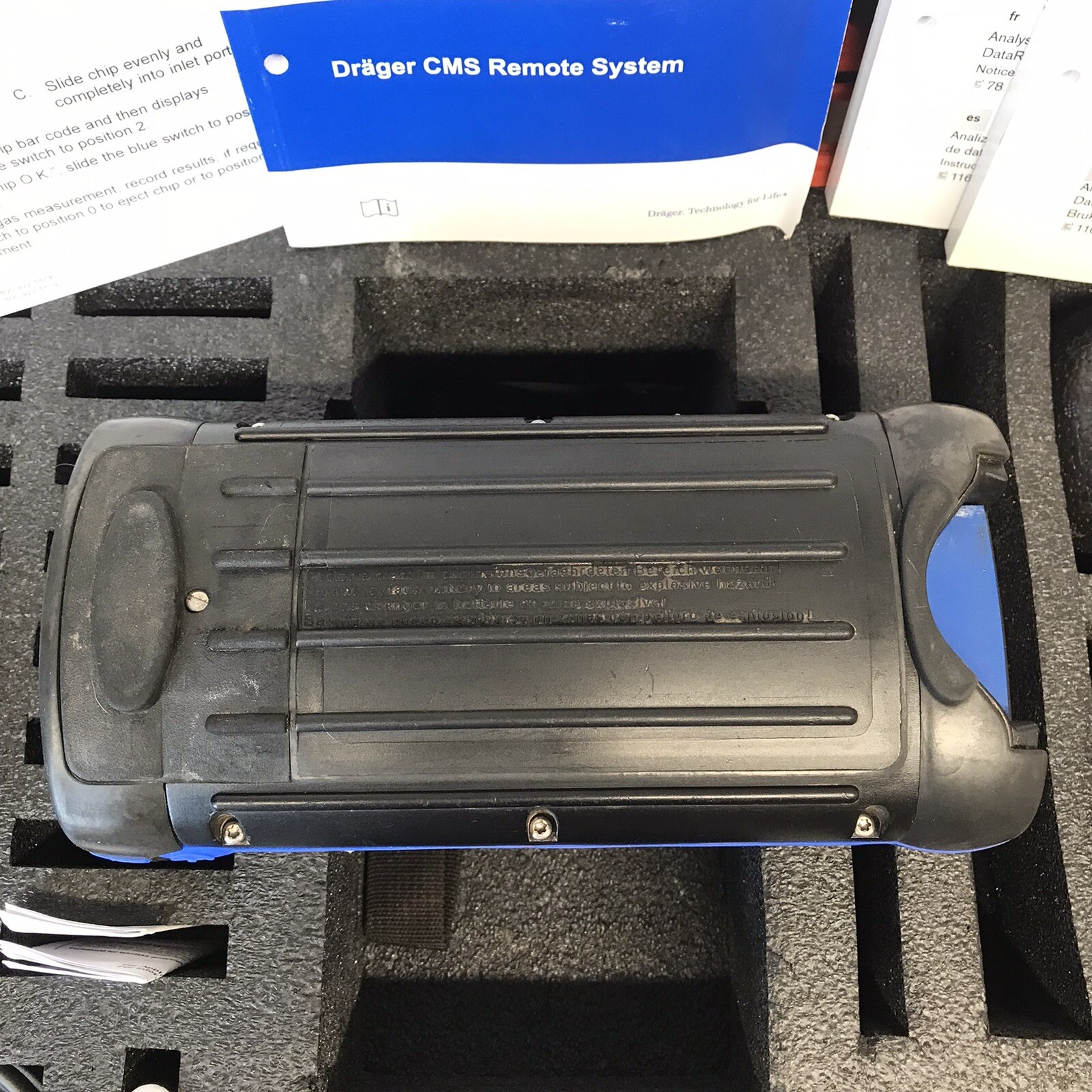 Drager CMS Emergency Response Kit ~ Pelican Case ~ No Chips