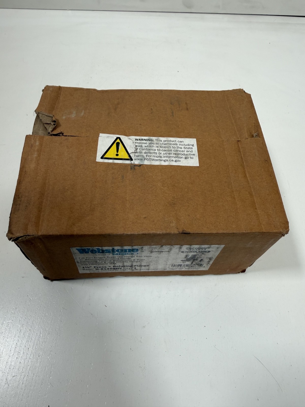 Webstone H-81405HV 1-1/4″ Press Isolator Valve Rotating Flanged