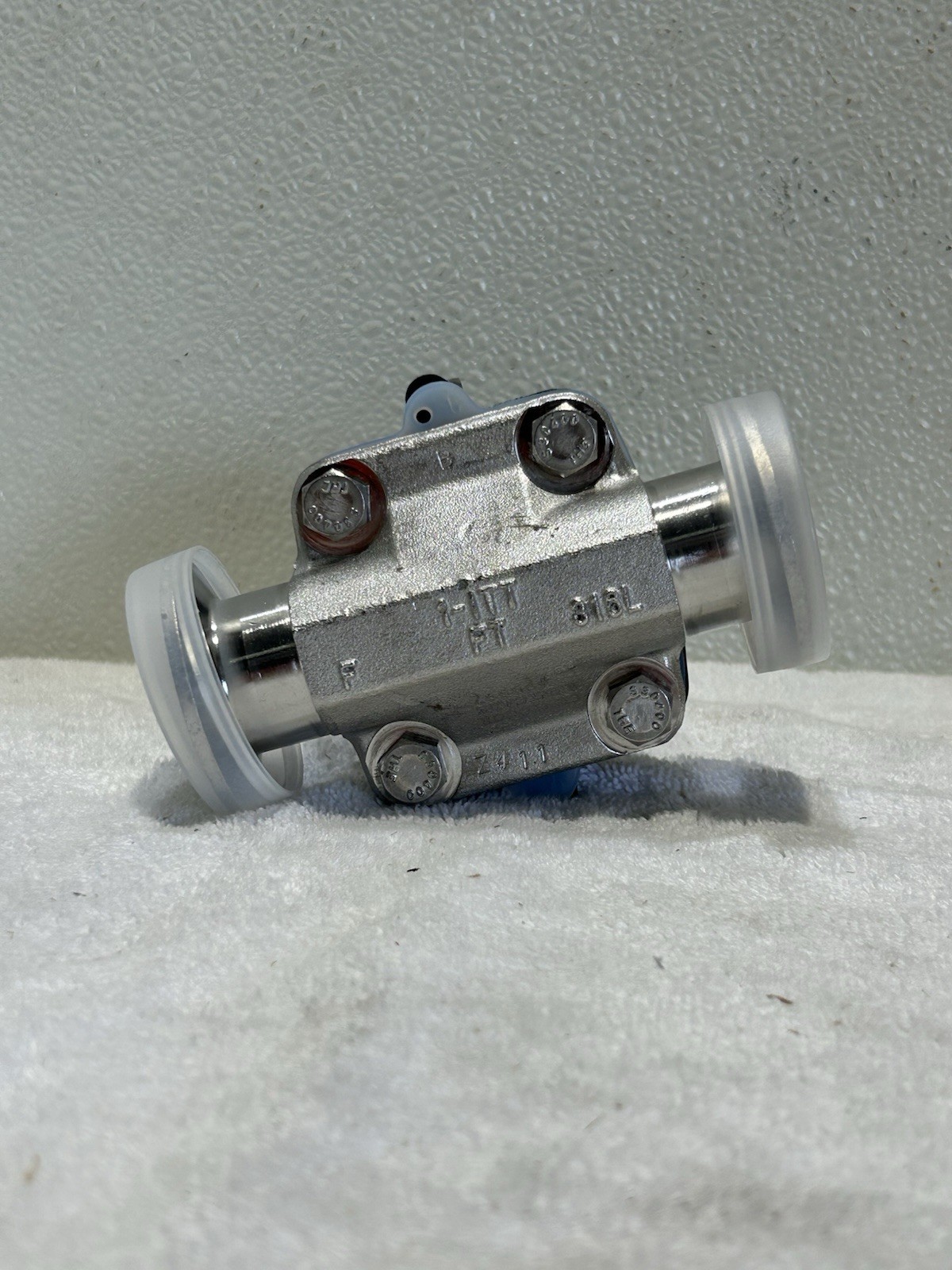 ITT Pure-Flo SS Diaphragm Valve FIG. NO. 1-F-419-6-0-4-TM17-913S-S2-M2-M17-SQDB