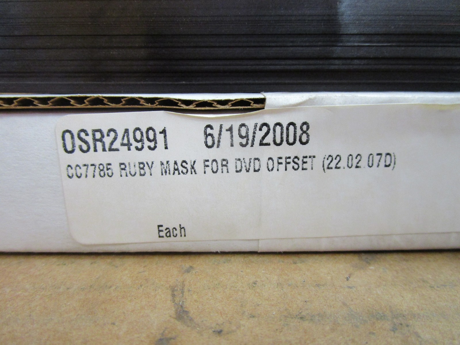 No Name Ruby Mask Masking Film for DVD Offset 7″ X 8-1/2″ Lot of 100 C7785 New