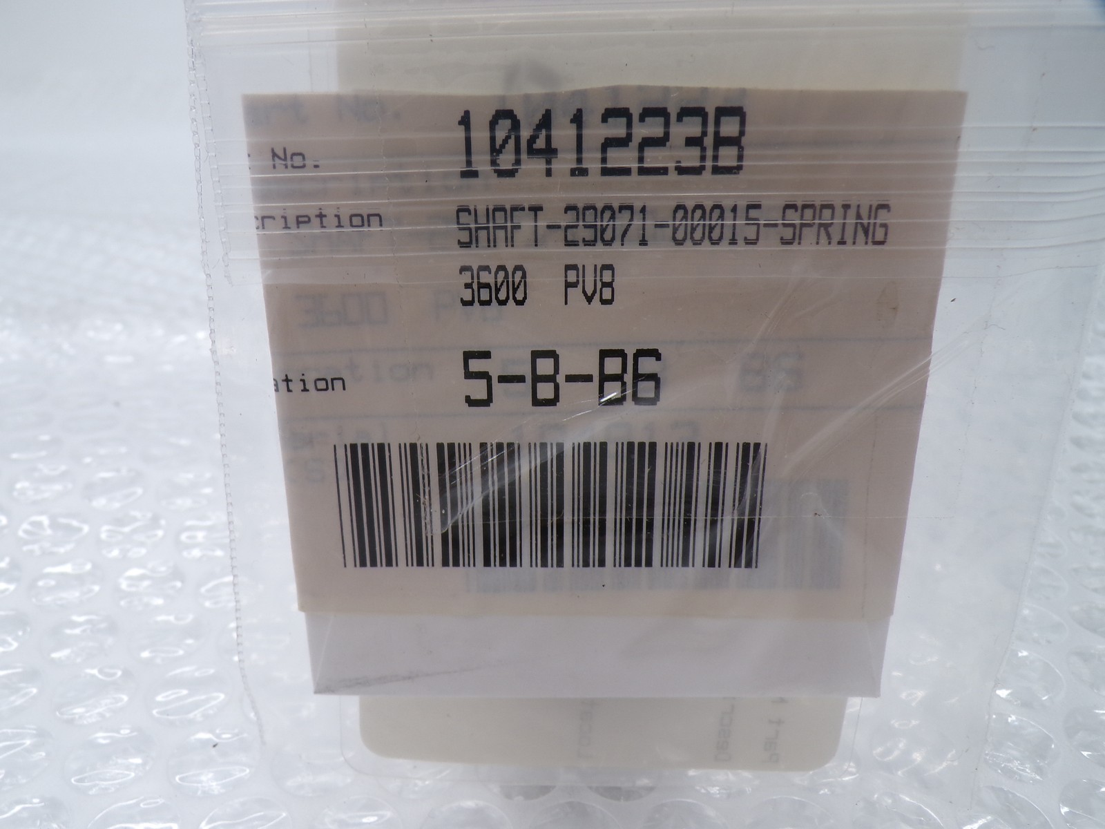 INDUSTRIAL SPARE 29071-00015 PIN NSNP