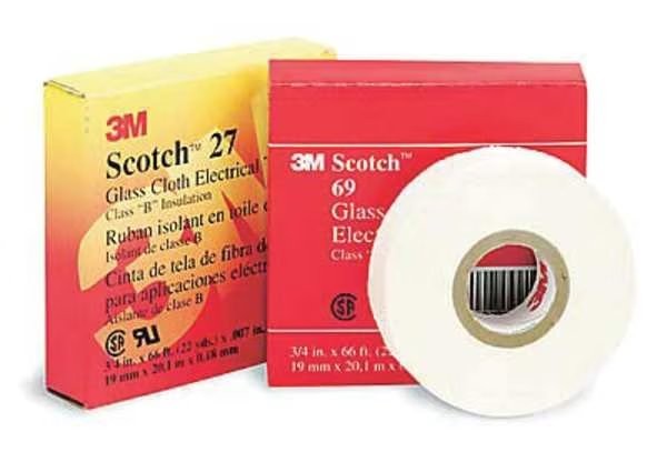 3M ElectricalTape, White, 60ydL, 1/4inW