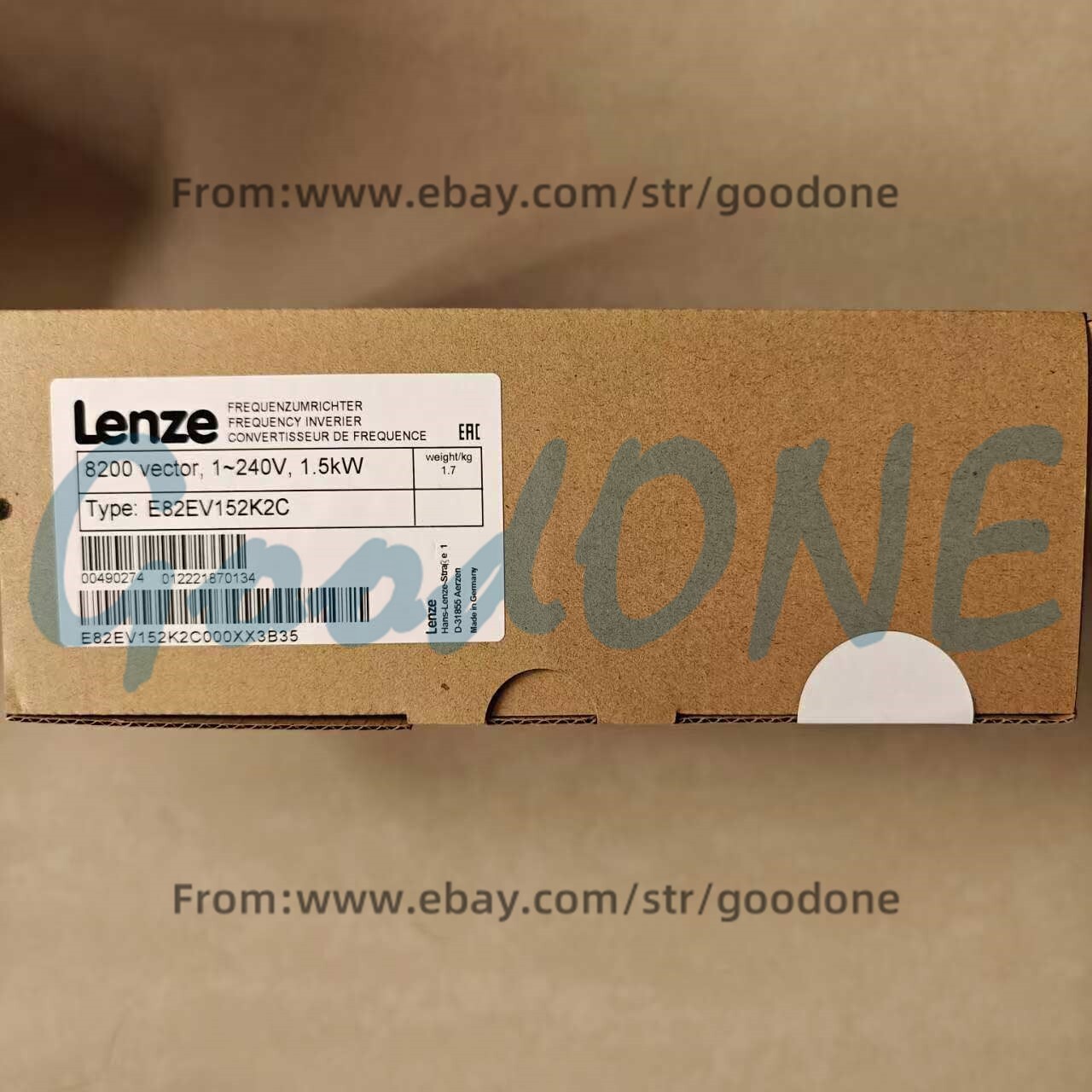 1PC NEW LENZE E82EV152K2C E82EV152K-2C LENZE FREQUENCY INVERTER