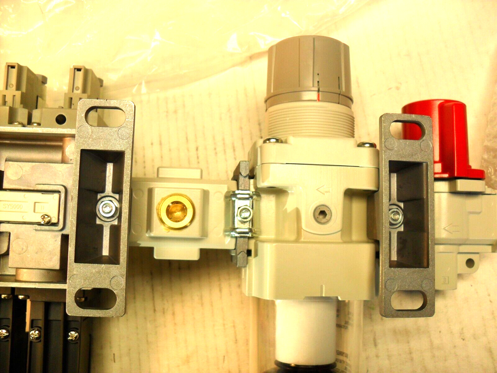 SMC Air Supply, AW40-N04C-Z-A, x2 OMRON D4N-9B31,VHS40-N04B-Z, Brackets, & More,