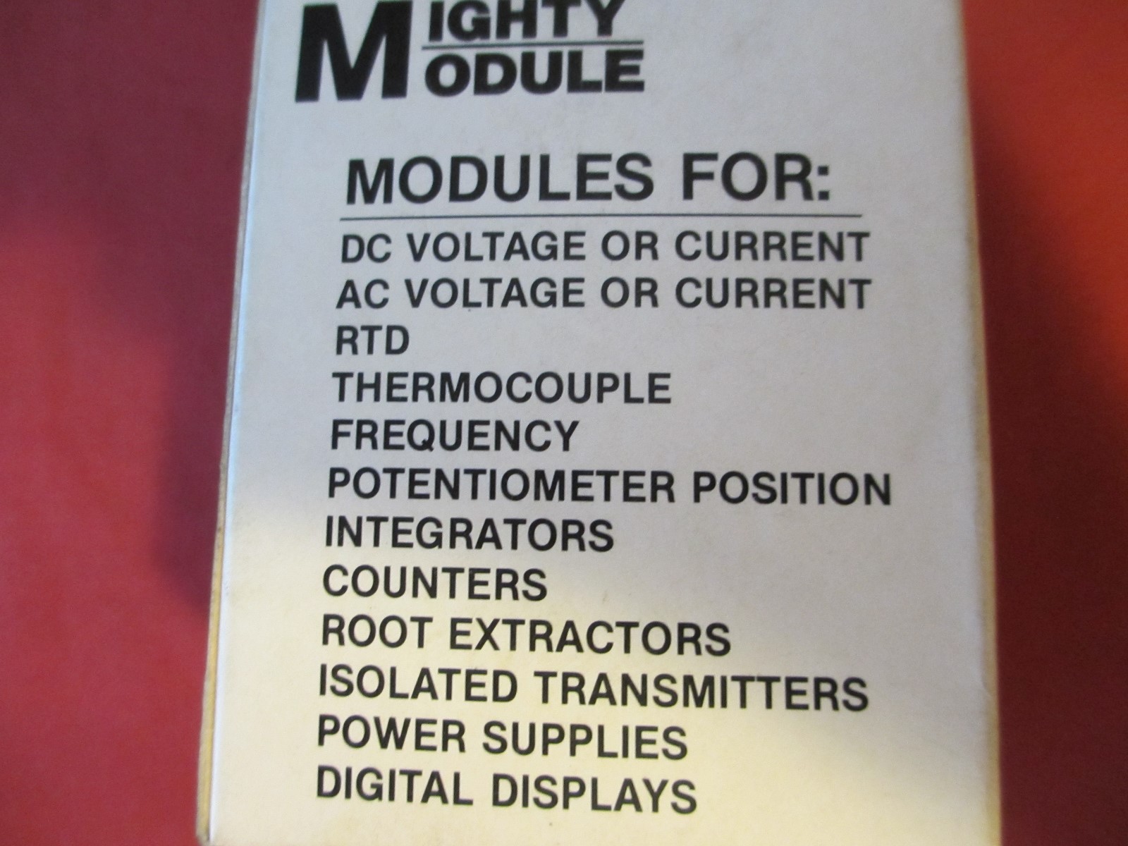 Wilkerson MM4001 Mighty Module Transmitter, Type K, 5516119, New in Box, SPO374