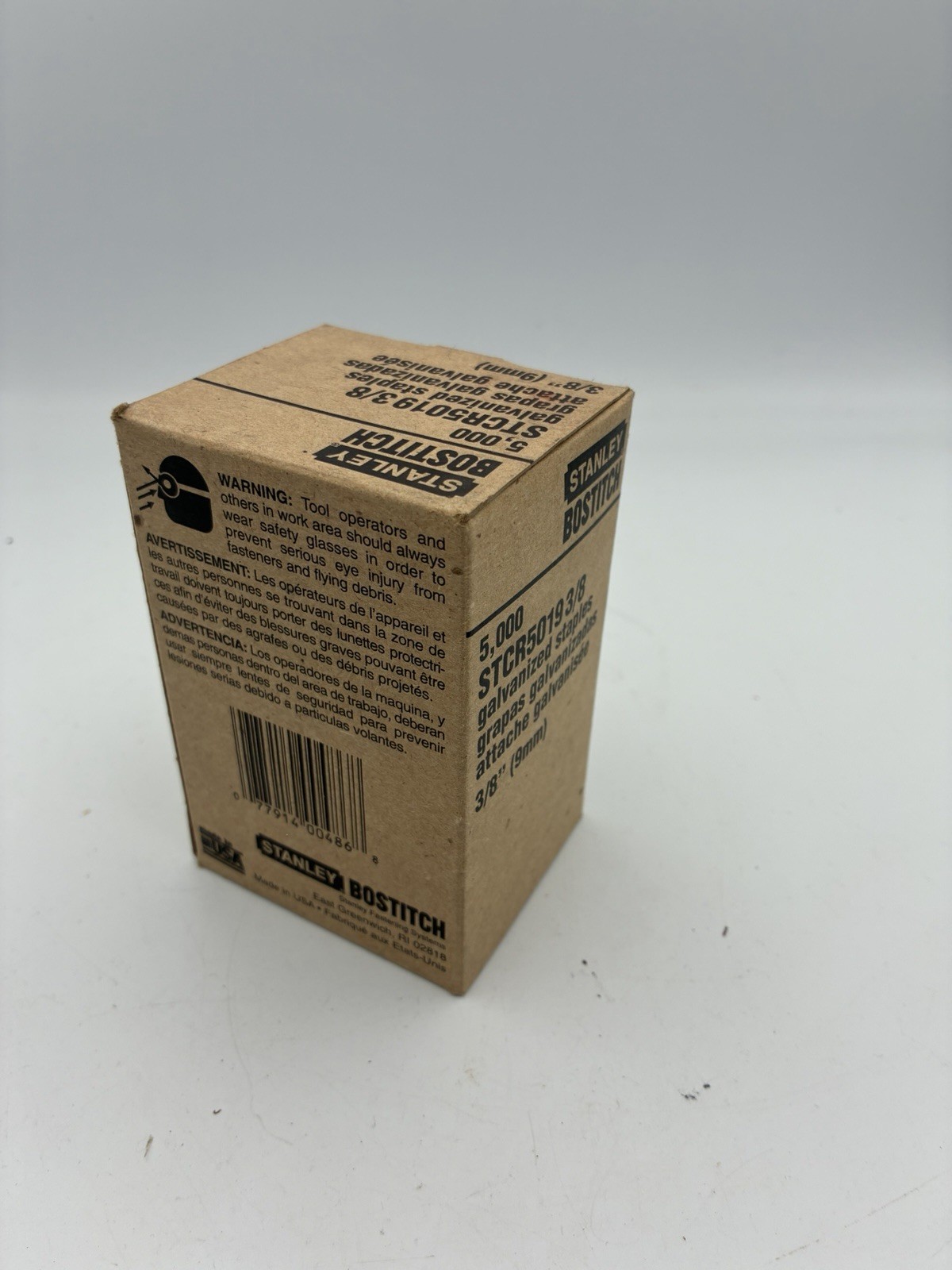 Stanley Bostitch STCR5019 3/8″ Staples 5000ct Pack Staples NOS