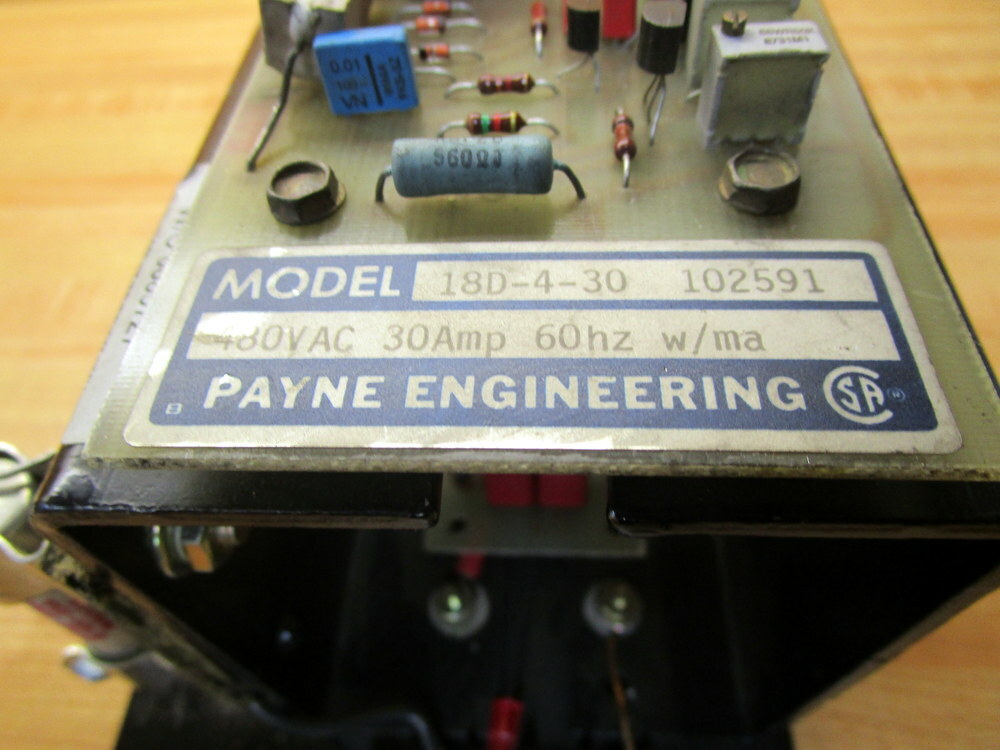 Payne Engineering 18D-4-30 Power Control 18D430 W/O 0885727
