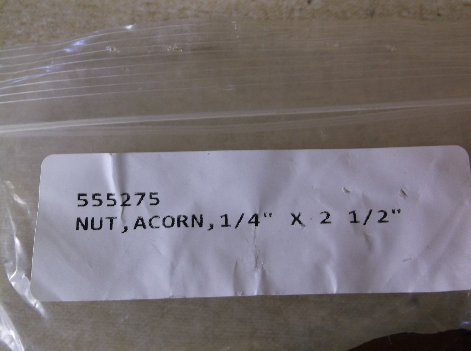 NEW Acorn Nut 555275 1/4″ x 2-1/2″ Lot of 24 *FREE SHIPPING*