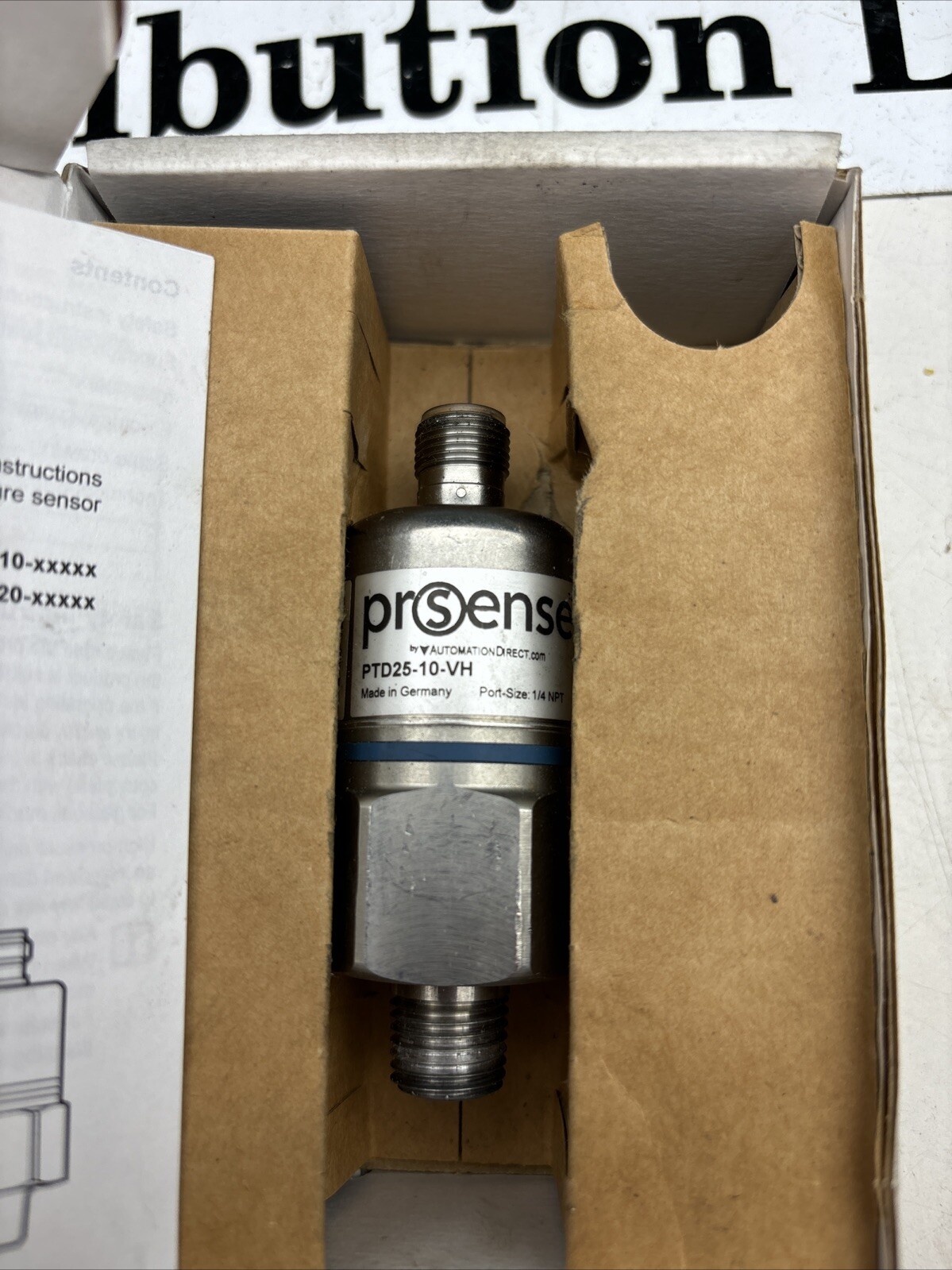 Automation Direct Prosense PTD25-10VH Presssure Transmitter