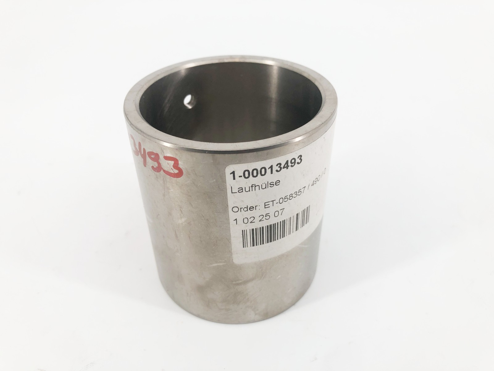 New Karl Schnell 1-00013493 Stainless Steel Bushing 2-3/4″ OD x 3″ L – No Box