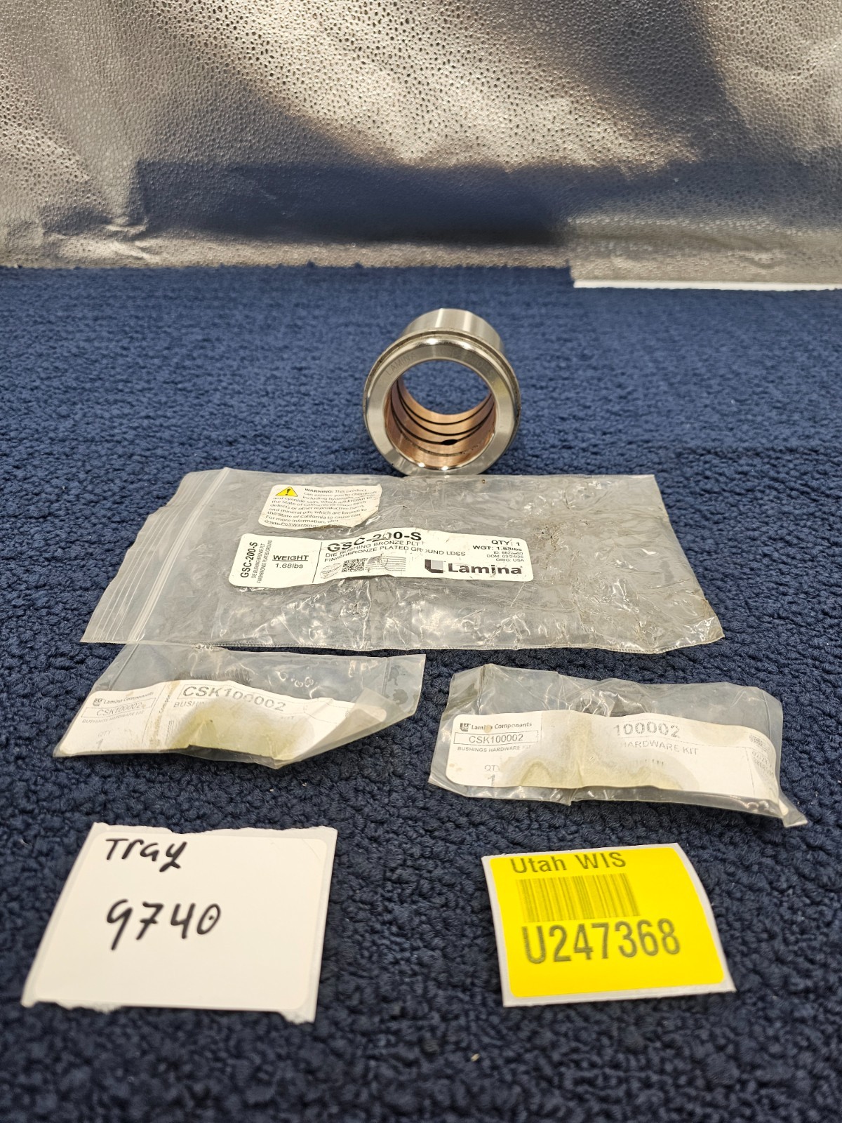 Lamina GSC-200-S Die Bushing Bronze PLT Short Shoulder Bushing
