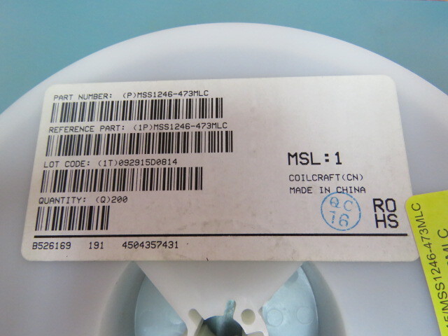 COILCRAFT MSS1246-473MLC Qty of 10 per Lot Shielded Surface Mount Power Inducto