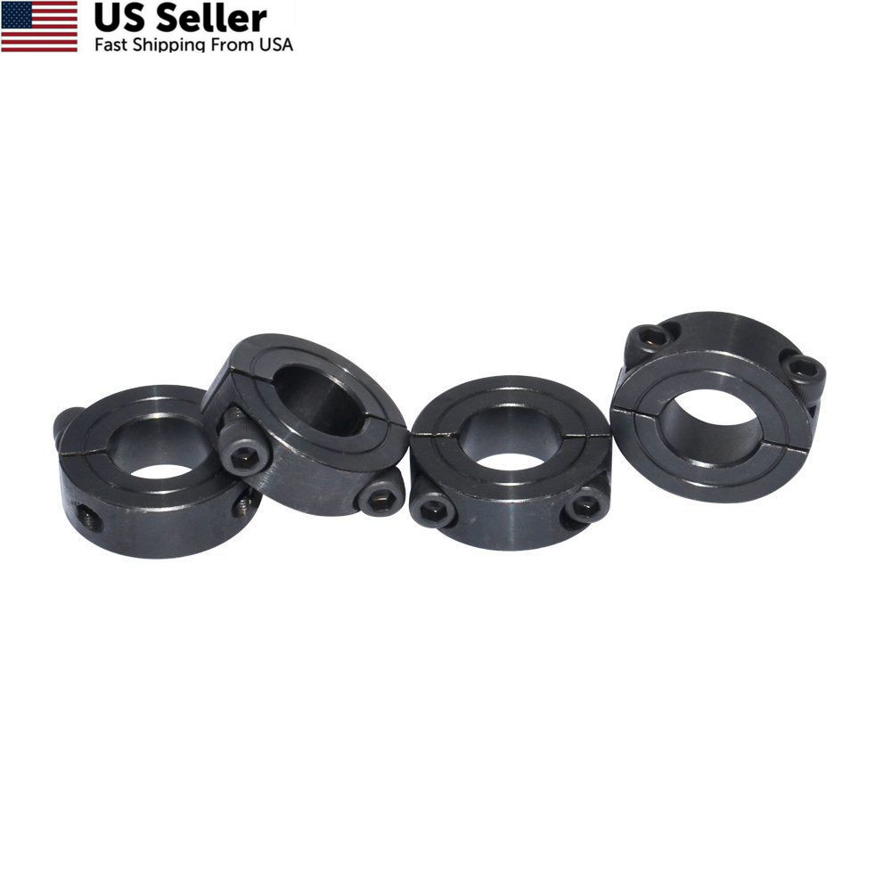 Double Split Shaft Collar 1″ Bore Width 1/2 Inch Oxide 1″-2P, 1″-2P