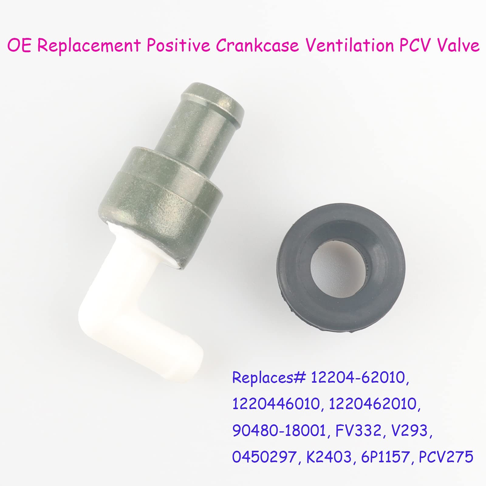12204-62010 Exhaust PCV Valve 90480-18001 Compatible with Toyota 4runner 1996…
