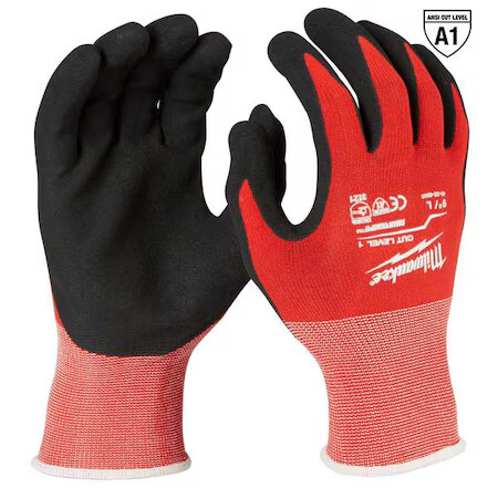 Milwaukee 48-22-8902 Cut Level 1 Nitrile Dipped Gloves (L), replacement for