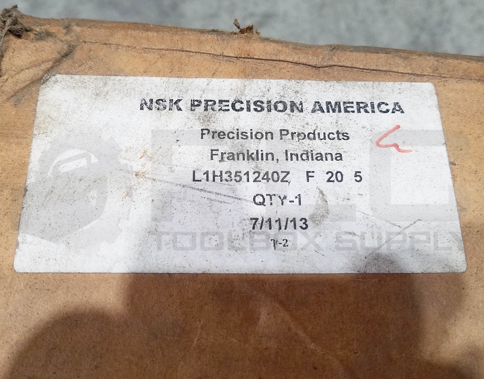 NEW NSK L1H351240Z F 20 5 LINEAR GUIDE RAIL W: 34mm H: 29mm L: 1240mm nom.