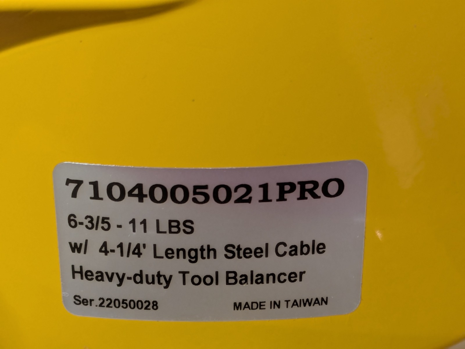 PRO-SOURCE Heavy Duty Tool Balancer Steel 6-3/5″ – 11 Lbs 7104005021PRO