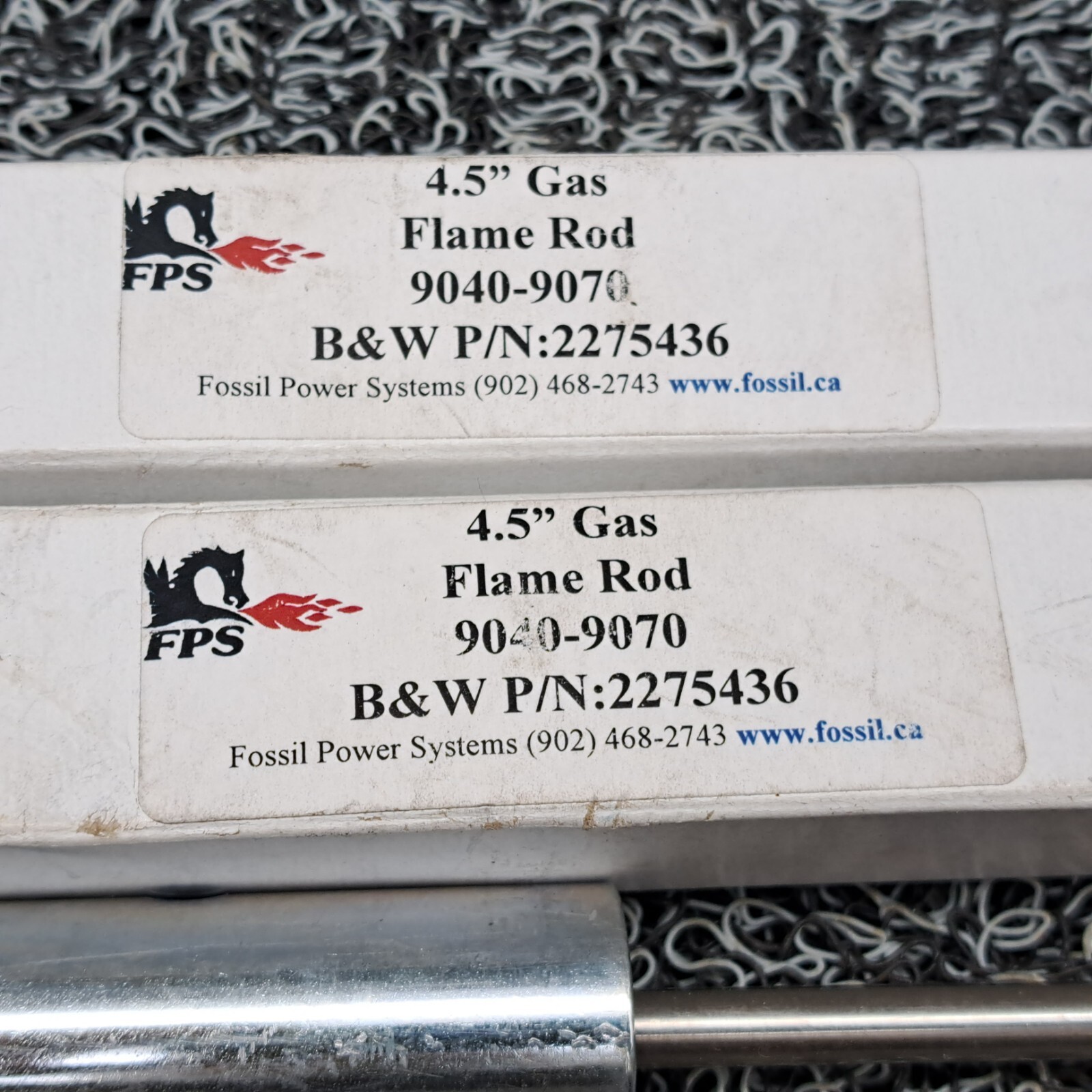FPS Fossil Power Systems 9040-9170 / 4.5″ Gas Flame Rod Lot of 2