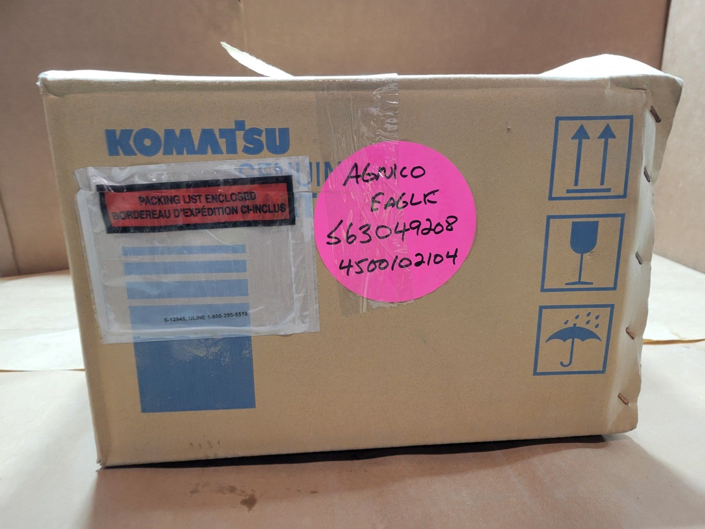SURPLUS NEW KOMATSU 17A-54-51511 Cover – Heavy Machinery