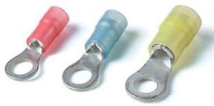 Thomas & Betts KN10-8LF-D, Fork Terminal, Nylon Lock Fork, 12-10, #8 Stud, 1 PC