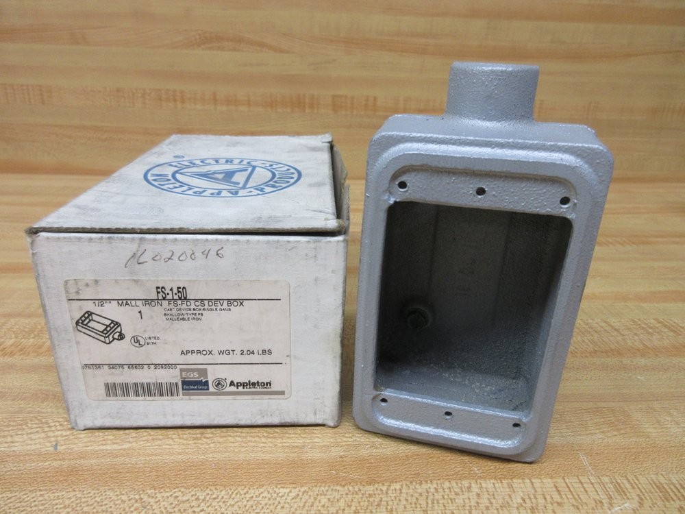 Appleton FS-1-50 Cast Device Box 1/2″ FS150